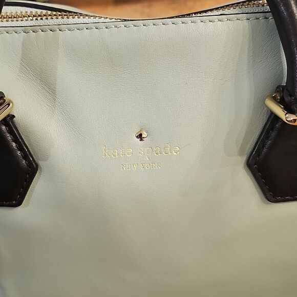 KATE SPADE Catherine Street Pippa Dusty Mint Satchel Coastal Purse Preppy Chic - Picture 3 of 11